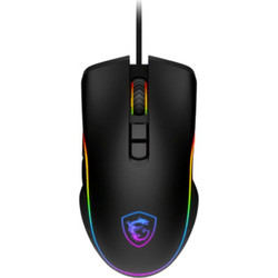 MSI Forge GM300 Ενσύρματο Gaming Ποντίκι RGB 7200 DPI Black