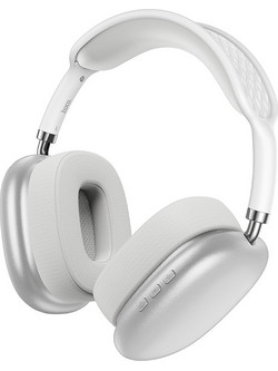 Hoco Cool Shadow ESD15 Ασύρματα Bluetooth Ακουστικά Over Ear Ασημί