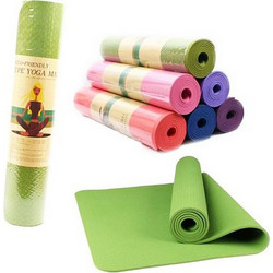 Στρώμα Γυμναστικής Yoga / Pilates Lime 190x90x1cm
