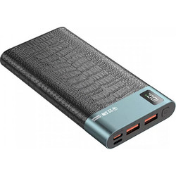 Remax RPP-198 Power Bank 10000mAh 22.5W με 2 Θύρες USB-A & Θύρα USB-C Power Delivery White Black