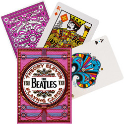 theory11 The Beatles Premium Τράπουλα Πλαστικοποιημένη Φούξια