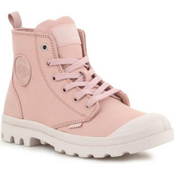 Palladium Pampa Hi Zip SL Γυναικεία Αρβυλάκια Ροζ με Χοντρό Χαμηλό Τακούνι 97224-613-M