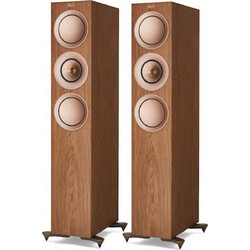 KEF R-7 Meta Ζεύγος Ηχείων Hi-Fi Δαπέδου 200W 3 Δρόμων Walnut