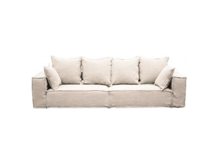 Avant Garde Southampton Τετραθέσιος Καναπές Μπεζ 220x100x90cm 28993-103692