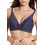 Selene Σουτιέν για Βαθύ Ντεκολτέ Push Up χωρίς Μπανέλα Navy Μπλε REGINA