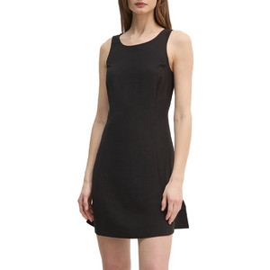Calvin Klein Mini Καλοκαιρινό Καθημερινό Φόρεμα Μεταξωτό Μαύρο J20J225268-BEH