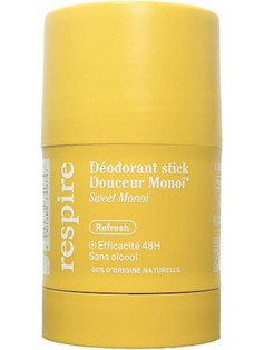 Respire Sweet Monoi Φυσικό Γυναικείο Αποσμητικό Stick 48h Χωρίς Αλουμίνιο 50gr