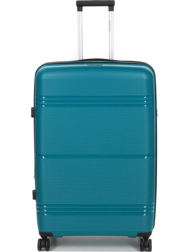 Worldline 96363-47 Βαλίτσα Μεγάλη 75x50x32cm με 4 Ρόδες Πετρόλ