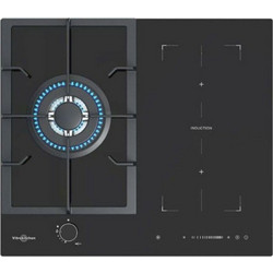 Vitrokitchen VG611NB Εστία Αερίου & Ρεύματος Αυτόνομη