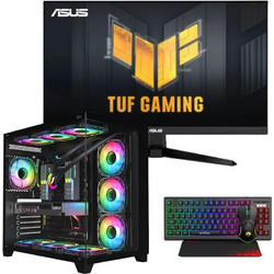 Vengeance Gotham-V96 (Ryzen 5-5500/32GB/512GB SSD/Nvidia GeForce RTX 4060 8GB/FreeDos) + Asus TUF Gaming VG246H1A + RGB Keyboard/Mouse Set