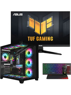 Vengeance Gotham-V96 (Ryzen 5-5500/32GB/512GB SSD/Nvidia GeForce RTX 4060 8GB/FreeDos) + Asus TUF Gaming VG246H1A + RGB Keyboard/Mouse Set