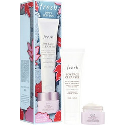 Fresh Soy Face Cleanser 50ml + Rose Face Cream 15ml