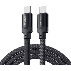 Essager Braided USB-C to USB-C 240W 1m Black EXCTT3-YS01-P