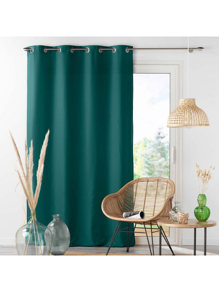 Spitishop Κουρτίνα Παραθύρου με Τρουκς 140x260 Absolu 1609843 Green