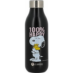 Les Artistes Paris Bottle 2.0 Happy Snoopy Black 500ml