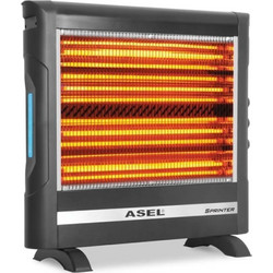 Asel H70-37 Σόμπα Χαλαζία 2800W με Θερμοστάτη
