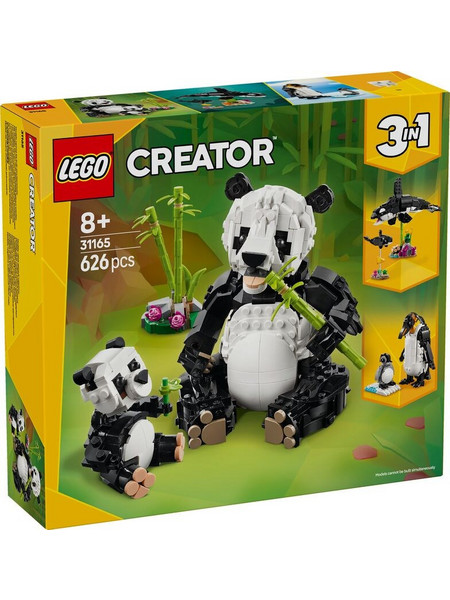 Lego Creator 3-in-1 Wild Animals: Panda Family για 8+ Ετών 31165