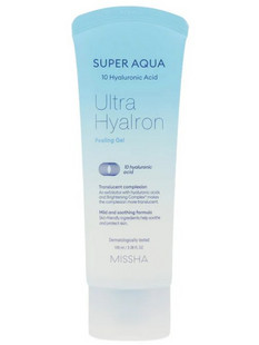 Missha Super Aqua 10 Hyaluronic Acid Ultra Hyalron Peeling Gel 100ml