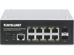 Intellinet 508278 Managed L2 Switch με 8 Θύρες Ethernet 1000Mbps και 2 SFP θύρες