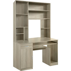 Pakoworld Novelty Γραφείο Ξύλινο με Βιβλιοθήκη 120x55x182cm 072-000121