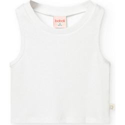 Boboli Παιδικό T-Shirt Αμάνικο Λευκό 491048-1100