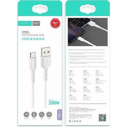 Xipin LX59 USB-A to USB-C 1m White