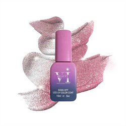 Mixcoco 08 Crystal Cat Eye Ημιμόνιμο Βερνίκι Νυχιών 15ml