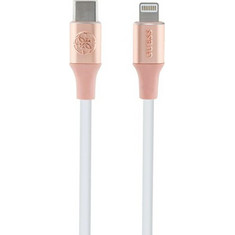 Guess Ebossed Logo USB-C to Lightning Cable 1.5m White 3666339171445