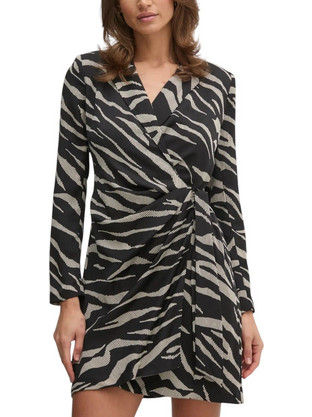 DKNY Mini Βραδινό Φόρεμα Κρουαζέ Μαύρο DD4J6D32-ZQO
