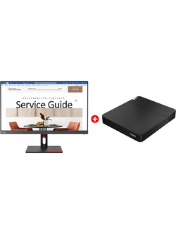 Lenovo ThinkSmart Core 11RVS02700 (i5-1145G7E/8GB/256GB SSD/Iris Xe Graphics/Windows 10) + Lenovo ThinkVision S24i-30 24"