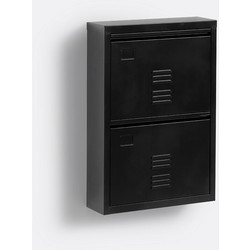 La Redoute Παπουτσοθήκη Μεταλλική Hiba Μαύρη M50xΠ15xY72.7cm 350345013