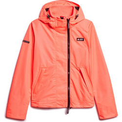 Superdry Γυναικείο Μπουφάν Χειμωνιάτικο Softshell Μακρύ Αντιανεμικό Πορτοκαλί W5011850A-T7G