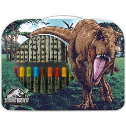 AS Company Jurassic World Σετ Ζωγραφικής με Βαλιτσάκι 33x1.8x25cm 34τμχ 1023-66229