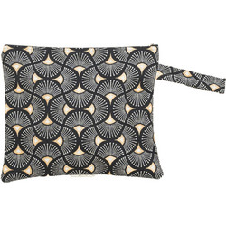 Beauty Home 850136 Γυναικείο Νεσεσέρ Παραλίας 29x25cm Ανθρακί