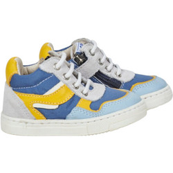 GBB Tilti Παιδικά Sneakers Λευκά Μπλε Κίτρινα AJ653-52