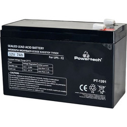 Powertech PT-1201 Μπαταρία VRLA 12V 7Ah