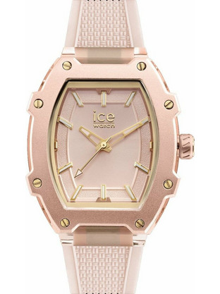 Ice Watch Γυναικείο Ρολόι με Μπεζ Καουτσούκ Λουράκι IC023322