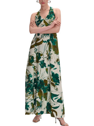 Ale Maxi Καλοκαιρινό Φόρεμα για Γάμο / Βάπτιση Floral Λευκό 8921202