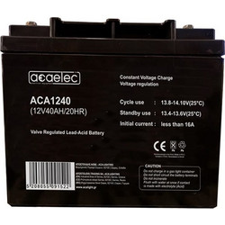 Aca ACA1240 Μπαταρία VRLA-AGM 12V 40Ah
