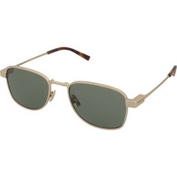 Saint Laurent SL741 003 Ανδρικά Γυαλιά Ηλίου Τετράγωνα Μεταλλικά Χρυσά με Μαύρο Φακό