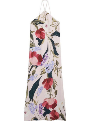 Ted Baker Maxi Καλοκαιρινό Φόρεμα για Γάμο / Βάπτιση Floral Nude 279259