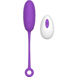 Guilty Toys Pearl Love Egg Δονητής Egg για Ζευγάρια με Τηλεχειριστήριο 8cm Μωβ