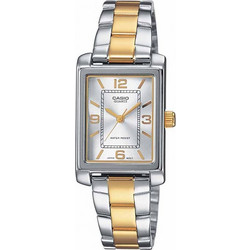 Casio Standard Γυναικείο Ρολόι με Ασημί Μεταλλικό Μπρασελέ LTP-1234PSG-7AEG