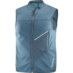 Salomon Αμάνικο Ανδρικό Μπουφάν Puffer Πετρόλ LC21913