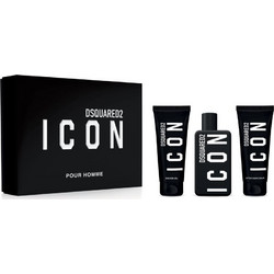 Dsquared2 Icon Pour Homme Eau de Parfum 100ml + Shower Gel 100ml + After Shave Balm 100ml