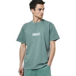 Body Action Natural Dye Ανδρικό Αθλητικό T-Shirt Βεραμάν 053522-07
