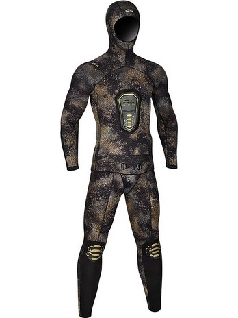 C4 Camo Skin Med Ολόσωμη Στολή Κατάδυσης με Επιστήθιο για Ψαροντούφεκο 5mm