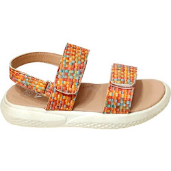 Zak Shoes Παιδικά Πέδιλα για Κορίτσι Καφέ Πορτοκαλί SD12221