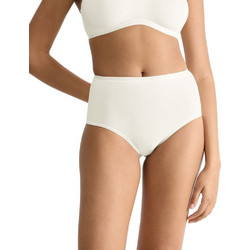 Sloggi Go Daily Βαμβακερά Ψηλόμεσα Γυναικεία Slip Εκρού 3Pack 10222332-00GZ