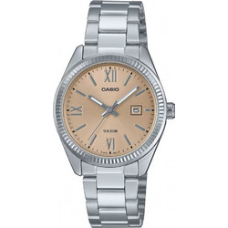 Casio Γυναικείο Ρολόι με Ασημί Μεταλλικό Μπρασελέ LTP-1302DD-4A2